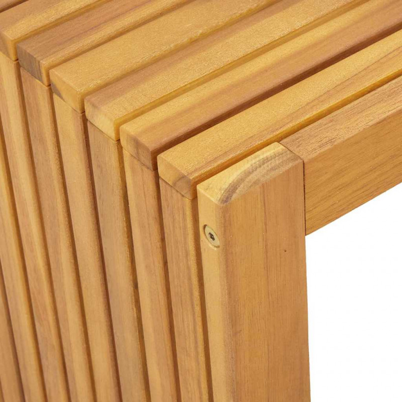 Stolik boczny Olej Naturalny 70 x 35 x 35 cm Lite Drewno Akacji