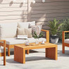 Stolik boczny Olej Naturalny 90 x 45 x 35 cm Lite Drewno Akacji