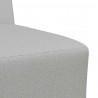Modułowa sofa bez podłokietników Cloud Grey 55 cm Materiał