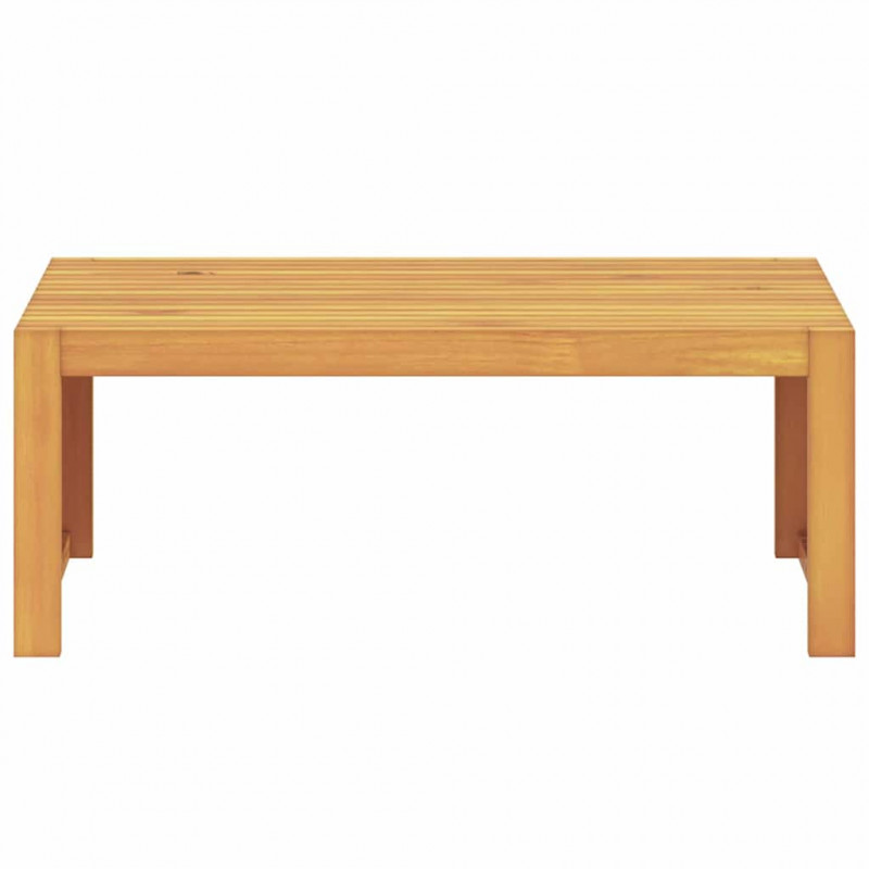 Stolik boczny Olej Naturalny 90 x 45 x 35 cm Lite Drewno Akacji