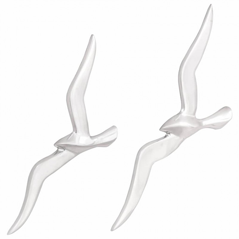 Mewa 2 pcs Srebrny Aluminium