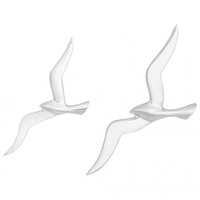 Mewa 2 pcs Srebrny Aluminium