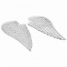 Kosz na owoce 2 pcs Srebrny 40 x 18 x 2,5 cm Aluminium