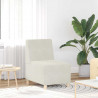 Modułowa sofa bez podłokietników Kremowa 55 cm Aksamitna