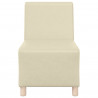 Modułowa sofa bez podłokietników, Kremowy 55 x 74 x 82 cm