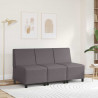 Modułowa sofa bez podłokietników, Szary 55 x 74 x 82 cm