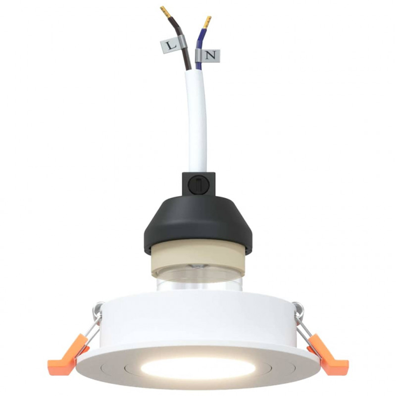 Reflektor 24 pcs Biały 9 x 9 x 2 cm Aluminium