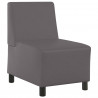 Modułowa sofa bez podłokietników, Szary 55 x 74 x 82 cm