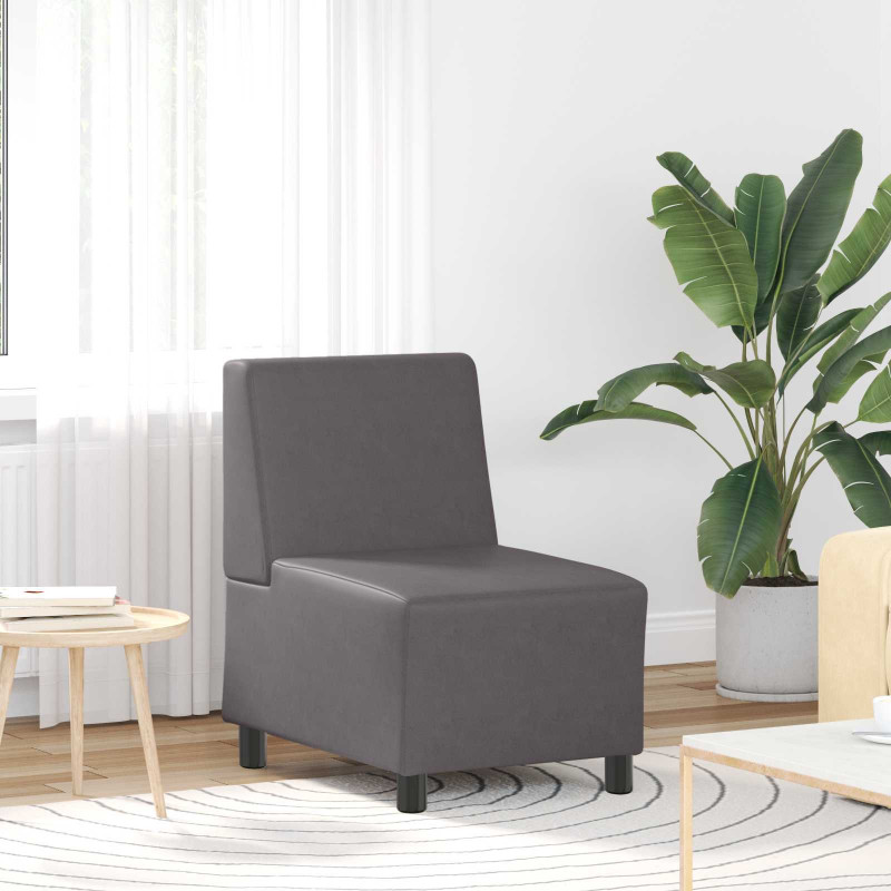 Modułowa sofa bez podłokietników, Szary 55 x 74 x 82 cm