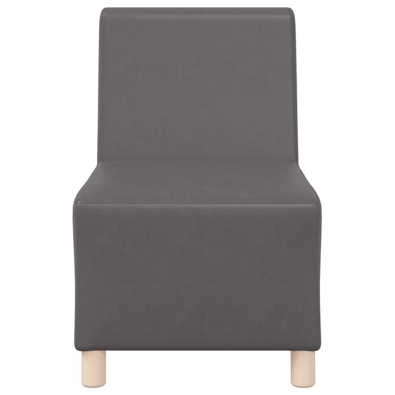 Modułowa sofa bez podłokietników, Szary 55 x 74 x 82 cm