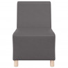 Modułowa sofa bez podłokietników, Szary 55 x 74 x 82 cm