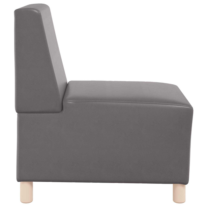 Modułowa sofa bez podłokietników, Szary 55 x 74 x 82 cm