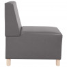 Modułowa sofa bez podłokietników, Szary 55 x 74 x 82 cm