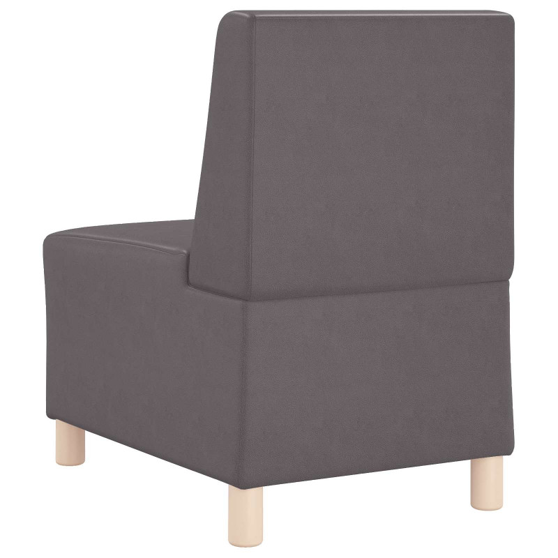 Modułowa sofa bez podłokietników, Szary 55 x 74 x 82 cm