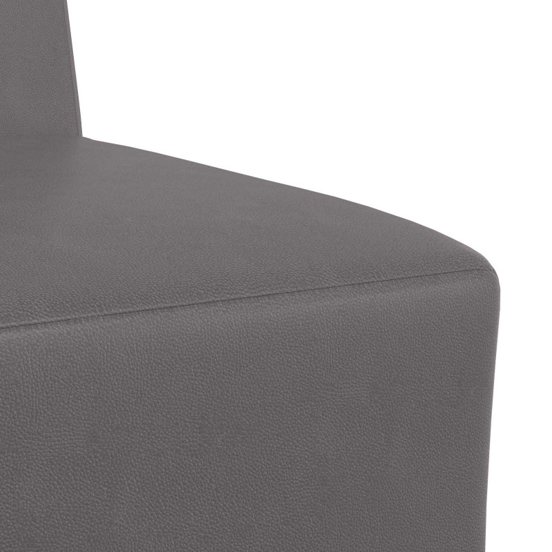 Modułowa sofa bez podłokietników, Szary 55 x 74 x 82 cm
