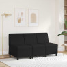Modułowa sofa bez podłokietników, Czarny 55 x 74 x 82 cm