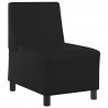 Modułowa sofa bez podłokietników, Czarny 55 x 74 x 82 cm