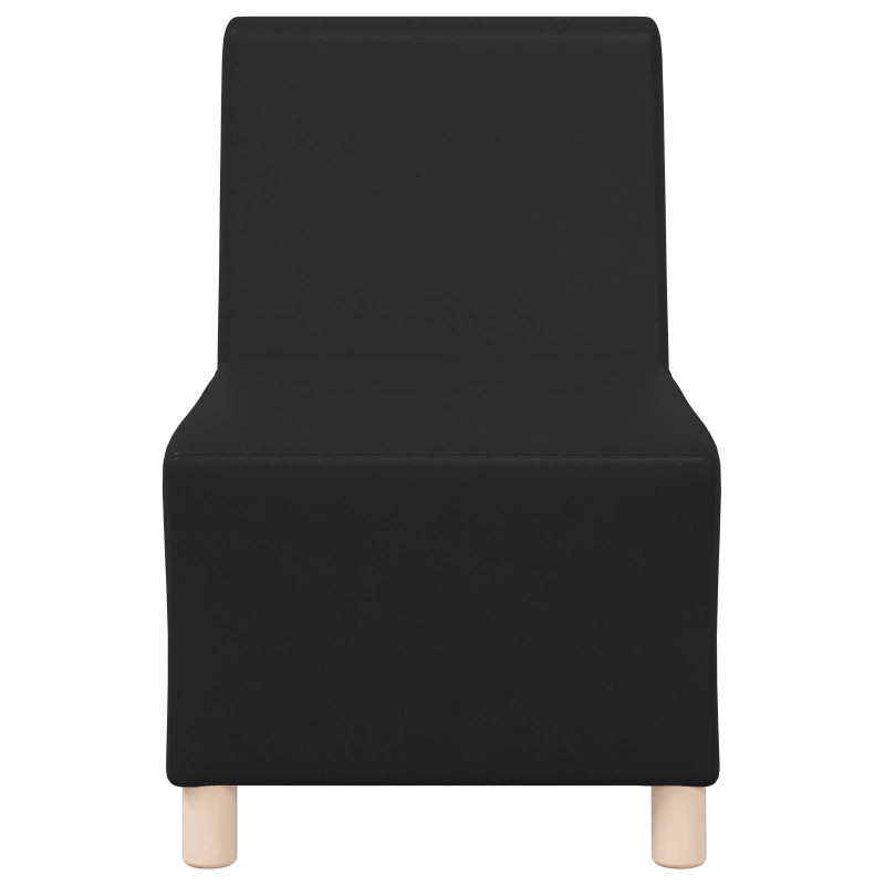 Modułowa sofa bez podłokietników, Czarny 55 x 74 x 82 cm