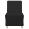 Modułowa sofa bez podłokietników, Czarny 55 x 74 x 82 cm