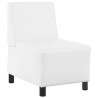 Modułowa sofa bez podłokietników, Biały 55 x 74 x 82 cm