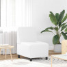 Modułowa sofa bez podłokietników, Biały 55 x 74 x 82 cm