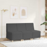 Modułowa sofa bez podłokietników, ciemno szary 55 x 74 x 82 cm
