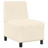 Modułowa sofa bez podłokietników, Kremowy 55 x 74 x 82 cm
