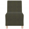 Fotel, z poduszką Zielony 55 x 74 x 82 cm Ekoskórzana zamsz