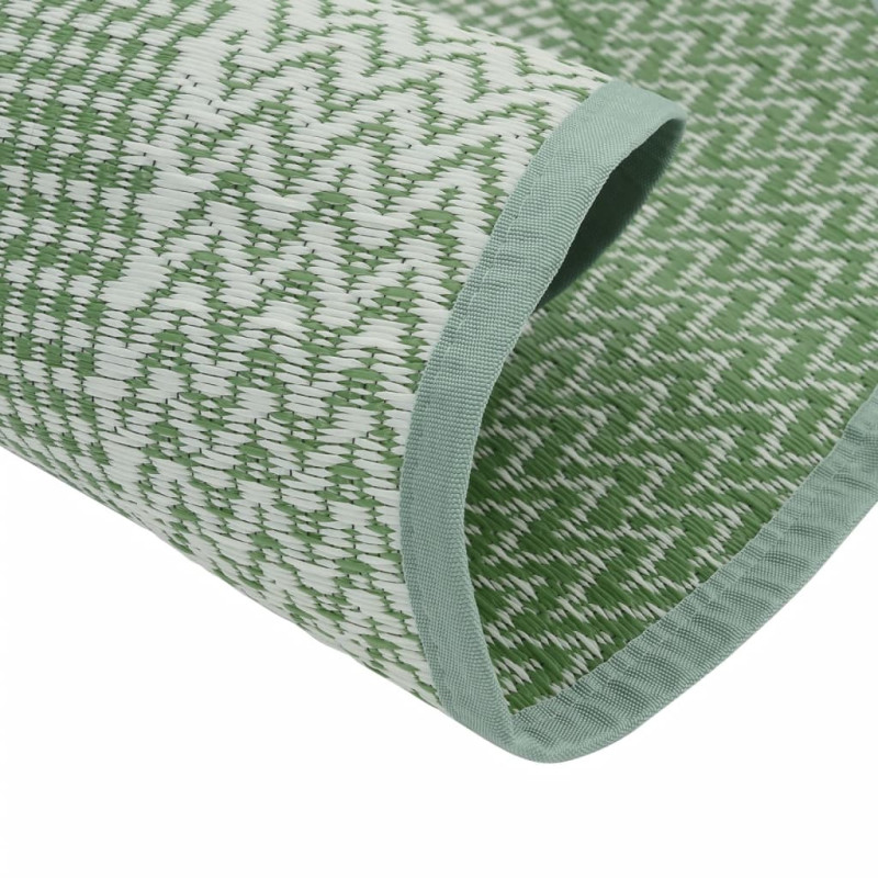Dywan na zewnątrz, zielony, Ø120 cm, PP