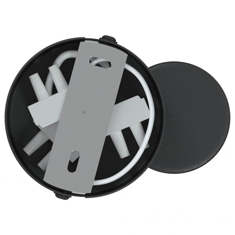 Reflektor sufitowy Czarny 6,5 x 6 x 11,5 cm Metal