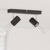 Reflektor sufitowy Czarny 26 x 6,5 x 11,5 cm Metal