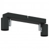 Reflektor sufitowy Czarny 26 x 6,5 x 11,5 cm Metal