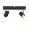 Reflektor sufitowy Czarny 26 x 6,5 x 11,5 cm Metal