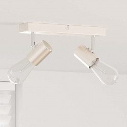 Reflektor sufitowy Nikiel 26 x 6,5 x 11,5 cm Metal