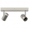 Reflektor sufitowy Nikiel 26 x 6,5 x 11,5 cm Metal