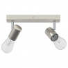 Reflektor sufitowy Nikiel 26 x 6,5 x 11,5 cm Metal