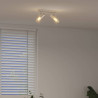 Reflektor sufitowy Nikiel 26 x 6,5 x 11,5 cm Metal