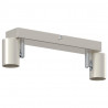 Reflektor sufitowy Nikiel 26 x 6,5 x 11,5 cm Metal
