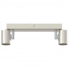 Reflektor sufitowy Nikiel 26 x 6,5 x 11,5 cm Metal