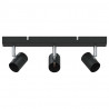 Reflektor sufitowy Czarny 38 x 6,5 x 11,5 cm Metal