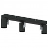 Reflektor sufitowy Czarny 38 x 6,5 x 11,5 cm Metal