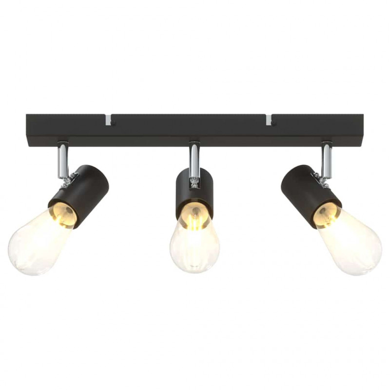 Reflektor sufitowy Czarny 38 x 6,5 x 11,5 cm Metal