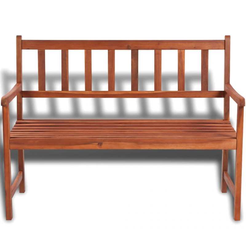 Ławka ogrodowa, 120 cm, lite drewno akacjowe