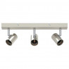 Reflektor sufitowy Nikiel 38 x 6,5 x 11,5 cm Metal