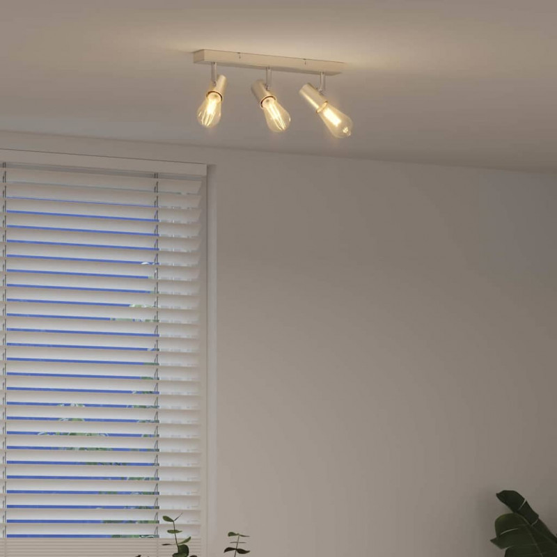 Reflektor sufitowy Nikiel 38 x 6,5 x 11,5 cm Metal