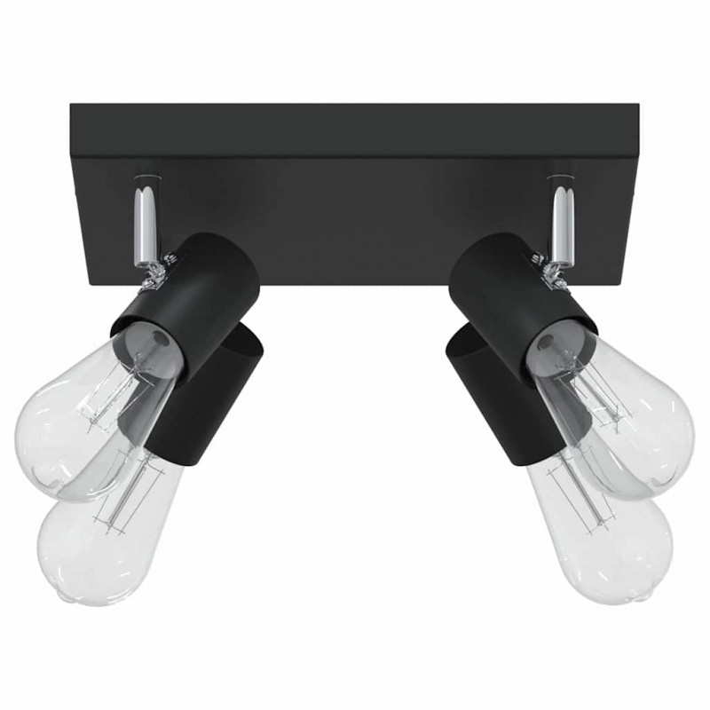 Reflektor sufitowy Czarny 26,5 x 26 x 11,5 cm Metal