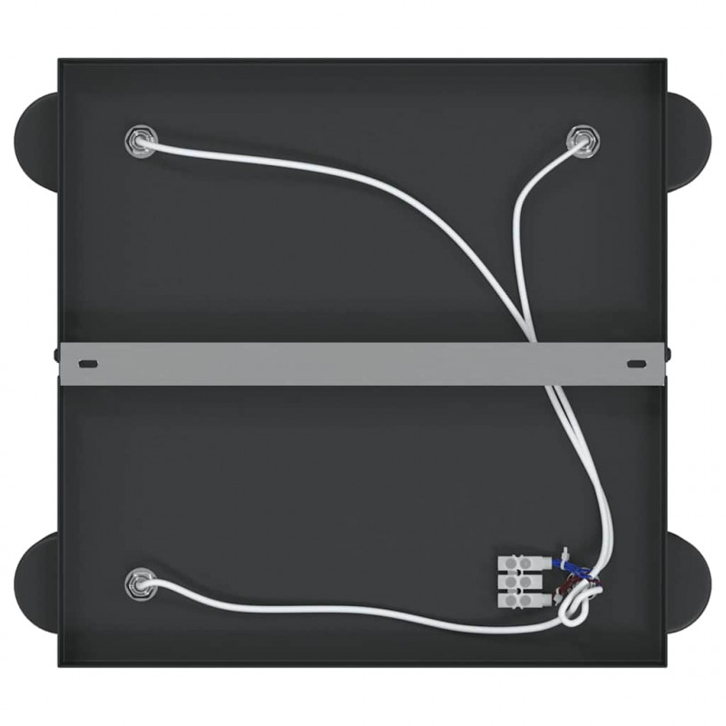 Reflektor sufitowy Czarny 26,5 x 26 x 11,5 cm Metal
