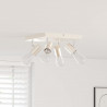 Reflektor sufitowy Nikiel 26,5 x 26 x 11,5 cm Metal