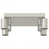 Reflektor sufitowy Nikiel 26,5 x 26 x 11,5 cm Metal