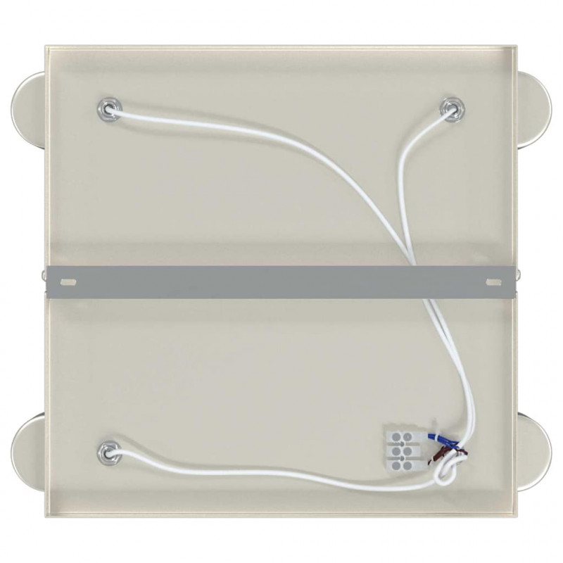 Reflektor sufitowy Nikiel 26,5 x 26 x 11,5 cm Metal